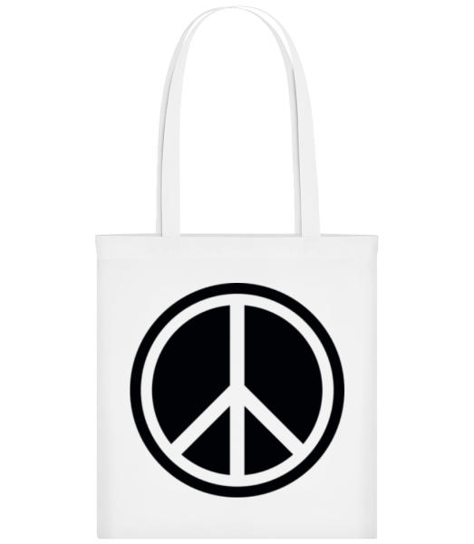 Symbole De La Paix - Tote Bag - Blanc - Devant