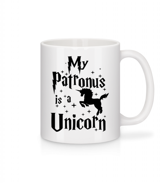 My Patronus Is A Unicorn - Mug en céramique blanc - Blanc - Vorn