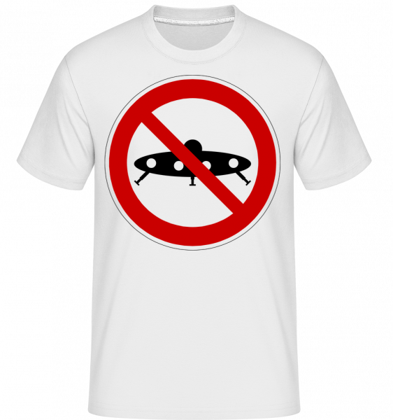 OVNIS interdits -  T-Shirt Shirtinator homme - Blanc - Vorn