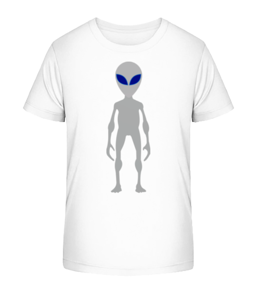 Yeux Bleus Alien - T-shirt bio Enfant Stanley Stella - Blanc - Devant