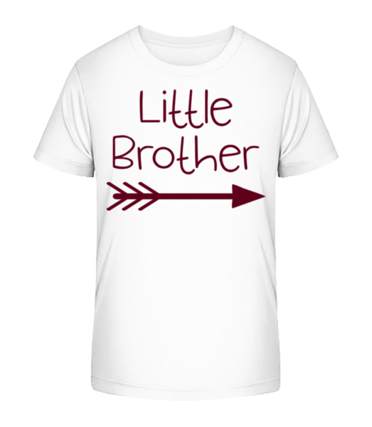 Little Brother - T-shirt bio Enfant Stanley Stella - Blanc - Devant