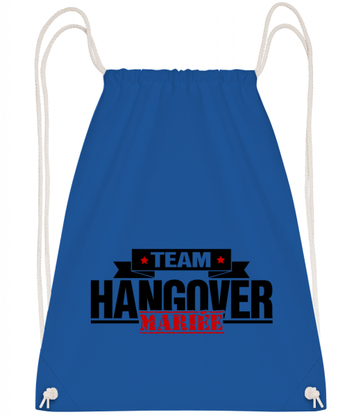 Team Hangover Mariée - Sac à dos Drawstring - Bleu royal - Vorn