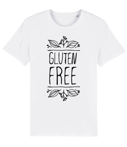 Gluten Free - T-shirt bio Homme Stanley Stella - Blanc - Devant
