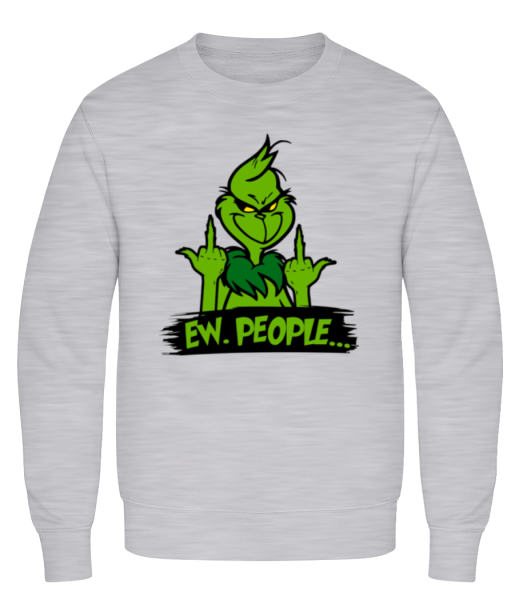Ew People - Sweatshirt Homme - Gris chiné - Devant