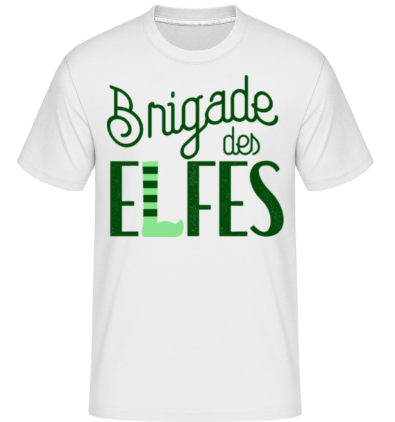 Brigade Des Elfes -  T-Shirt Shirtinator homme - Blanc - Devant