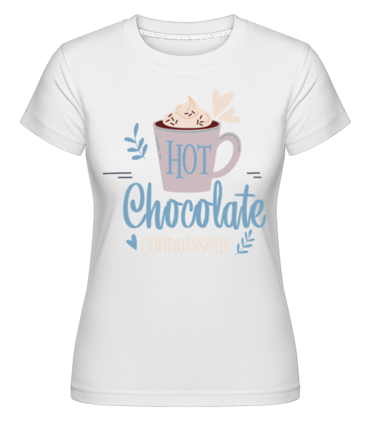 Hot Chocolate Connoisseur -  T-shirt Shirtinator femme - Blanc - Devant
