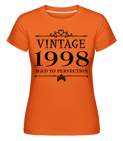 Vintage 1998 Perfection -  T-shirt Shirtinator femme - Orange - Vorn