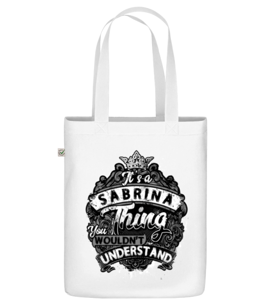 It's A Sabrina Thing - Sac en toile bio - Blanc - Devant