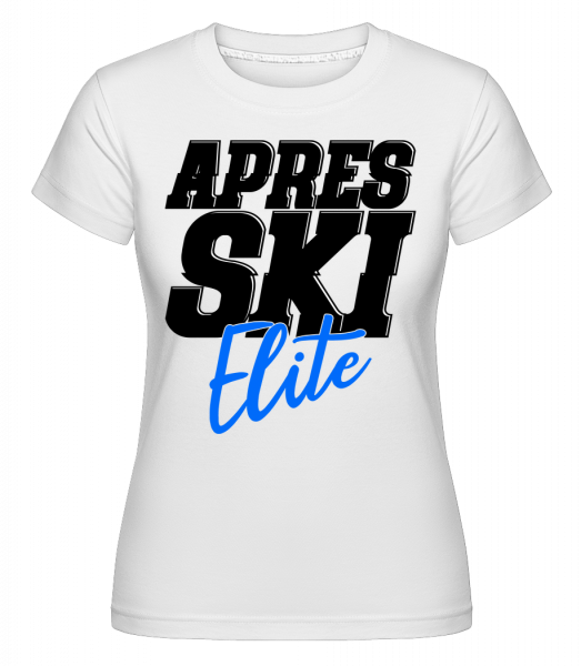 Apres Ski Elite -  T-shirt Shirtinator femme - Blanc - Vorn
