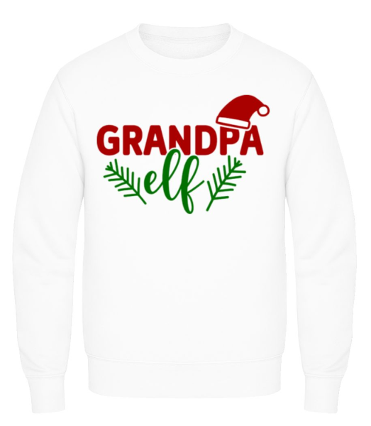 Grandpa Elf - Sweatshirt Homme - Blanc - Devant