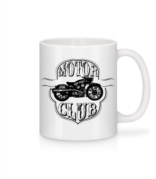 Motorclub Icon - Mug en céramique blanc - Blanc - Vorn