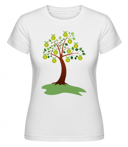 Apple Tree Summer -  T-shirt Shirtinator femme - Blanc - Devant