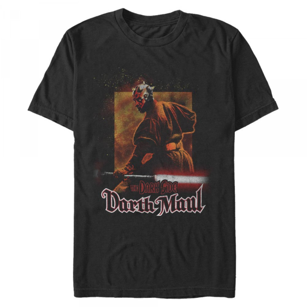 Star Wars - Darth Maul - Homme T-shirt - Noir - Devant