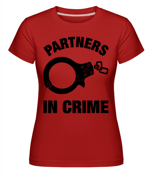 Partner in crime -  T-shirt Shirtinator femme - Rouge - Vorn