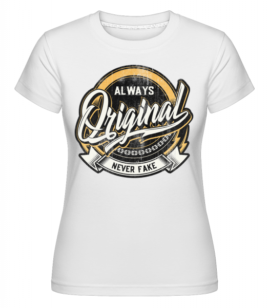 Always Original -  T-shirt Shirtinator femme - Blanc - Vorn