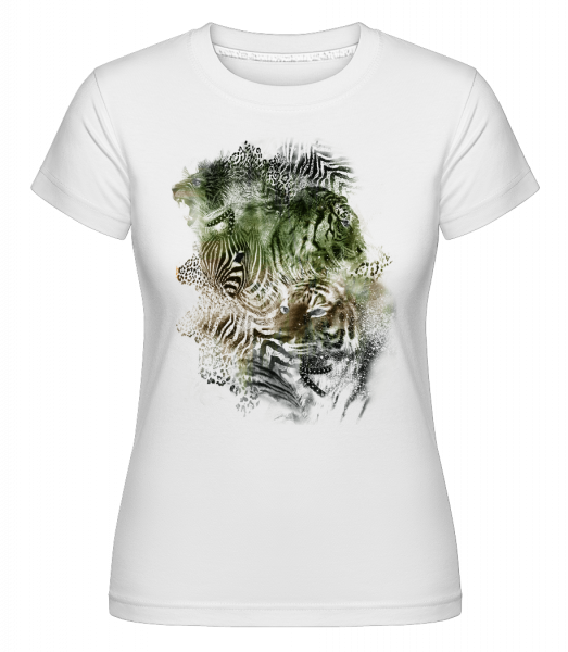 Pack De Félins -  T-shirt Shirtinator femme - Blanc - Vorn