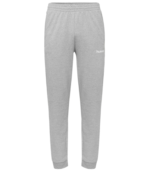 Hummel Pantalon de jogging - Gris chiné - Devant