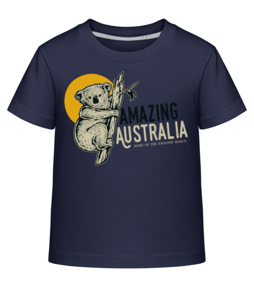 Koala Amazing Australia - T-shirt shirtinator Enfant - Bleu marine - Devant