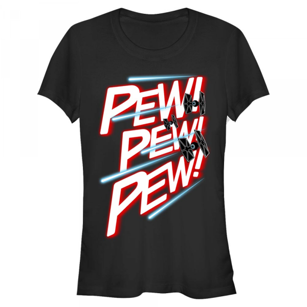 Star Wars - Skupina Pew Pew Pew - Father's Day - Femme T-shirt - Noir - Devant
