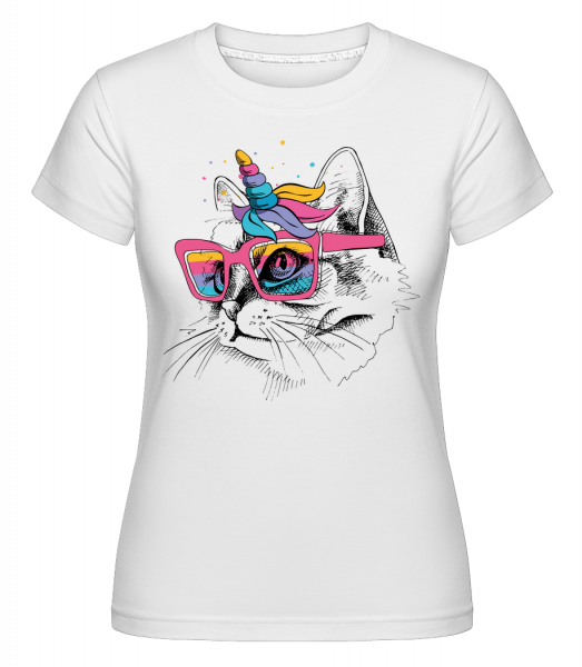Fete De La Licorne -  T-shirt Shirtinator femme - Blanc - Vorn