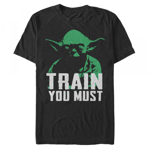 Star Wars - Yoda Lift You Must - Father's Day - Homme T-shirt - Noir - Devant
