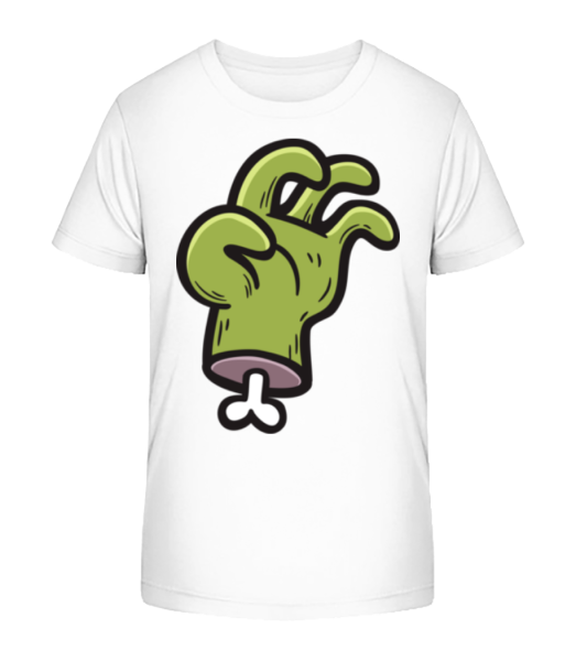 Main De Zombie - T-shirt bio Enfant Stanley Stella - Blanc - Devant