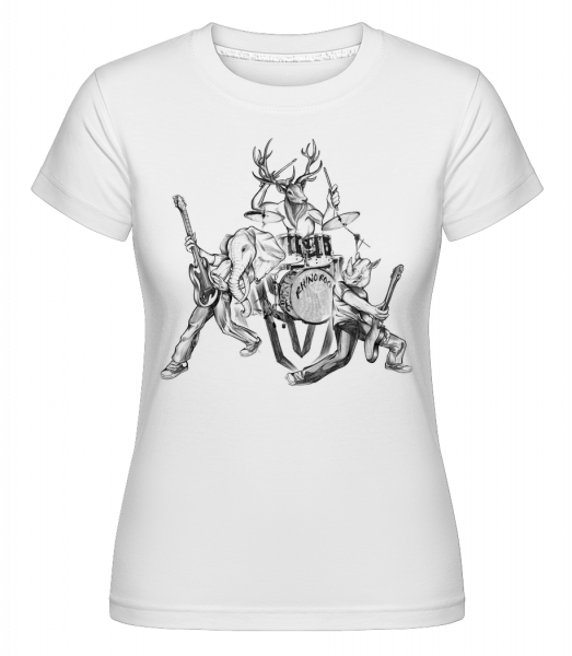 Bande Sauvage -  T-shirt Shirtinator femme - Blanc - Vorn