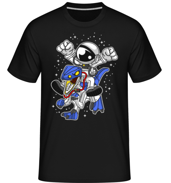 Astronaut Dino Robot -  T-Shirt Shirtinator homme - Noir - Devant