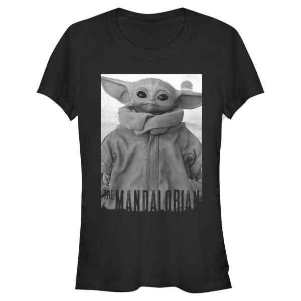 Star Wars - The Mandalorian - The Child Only One - Femme T-shirt - Noir - Devant