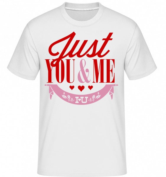Just You & Me -  T-Shirt Shirtinator homme - Blanc - Vorn
