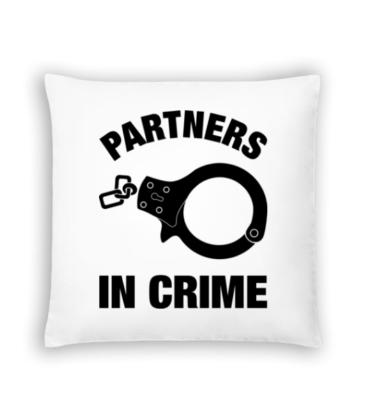 Partners In Crime - Coussin - Blanc - Devant
