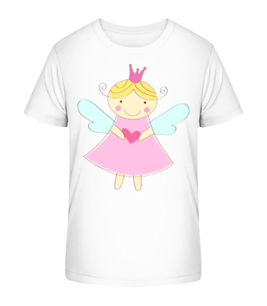 Petite Fée Princesse - T-shirt bio Enfant Stanley Stella - Blanc - Devant