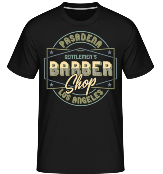 Barber Shop -  T-Shirt Shirtinator homme - Noir - Devant