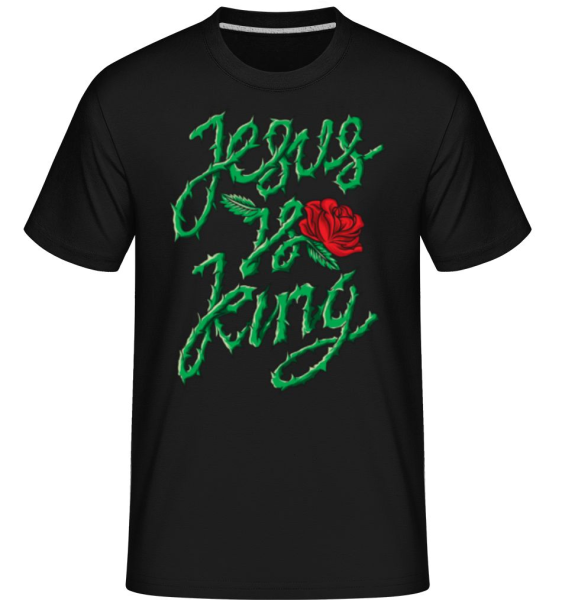 Jesus Is King -  T-Shirt Shirtinator homme - Noir - Devant