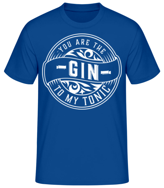 Gin To My Tonic - T-shirt standard Homme - Bleu royal - Devant