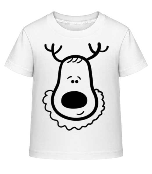 Rennes De Noël - T-shirt shirtinator Enfant - Blanc - Devant