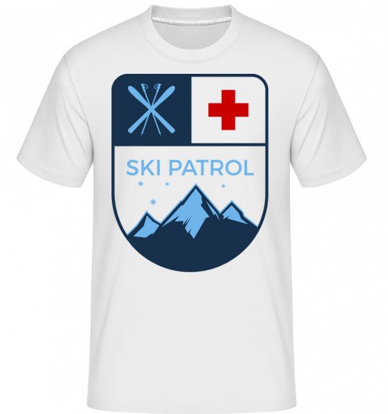Skipatrol Icon -  T-Shirt Shirtinator homme - Blanc - Vorn