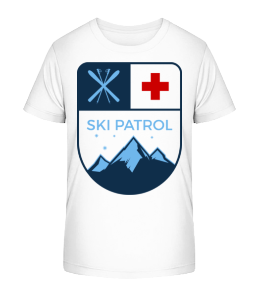 Skipatrol Icon - T-shirt bio Enfant Stanley Stella - Blanc - Devant