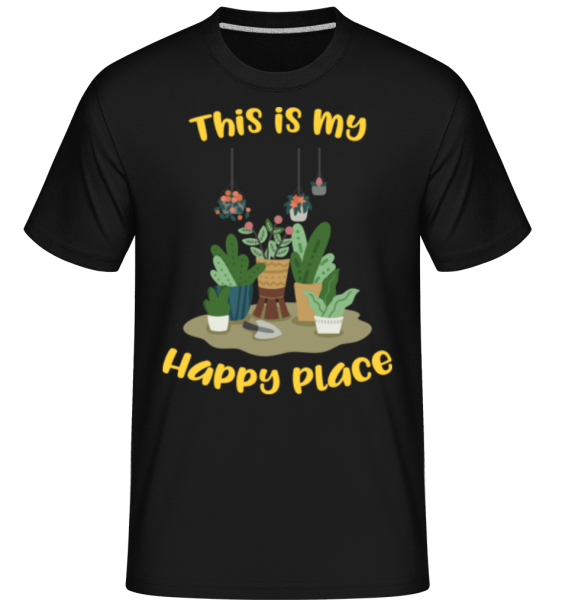 This Is My Happy Place -  T-Shirt Shirtinator homme - Noir - Devant