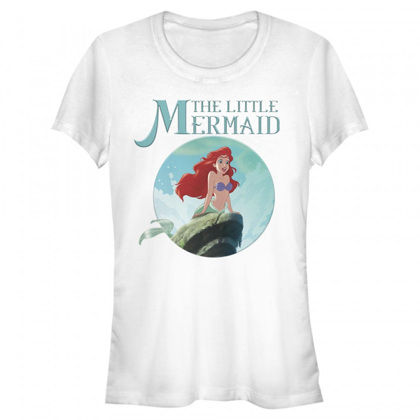 Disney - Ariel La Petite Sirène - Malá mořská víla Mermaid Classic - Femme T-shirt - Blanc - Devant
