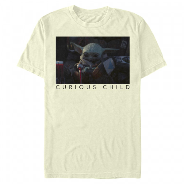 Star Wars - The Mandalorian - The Child Curious Photo - Homme T-shirt - Crème - Devant