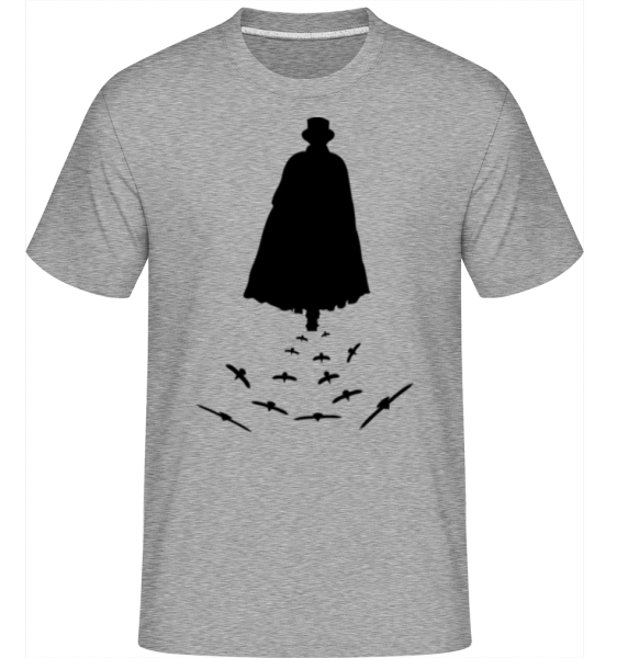 Gothic Black Man -  T-Shirt Shirtinator homme - Gris chiné - Devant