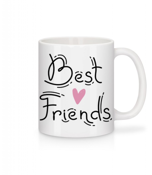 Best Friends - Mug en céramique blanc - Blanc - Devant