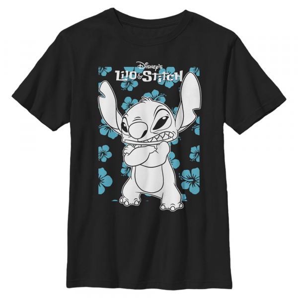 Disney Classics - Lilo & Stitch - Lilo & Stitch Lilo Party - Enfant T-shirt - Noir - Devant