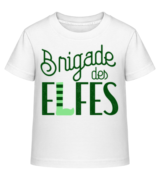 Brigade Des Elfes - T-shirt shirtinator Enfant - Blanc - Devant