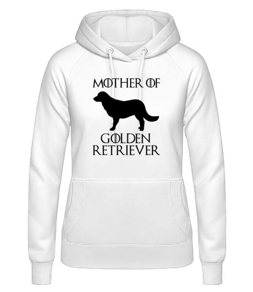 Mother Of Golden Retriever - Sweat à capuche Femme - Blanc - Devant