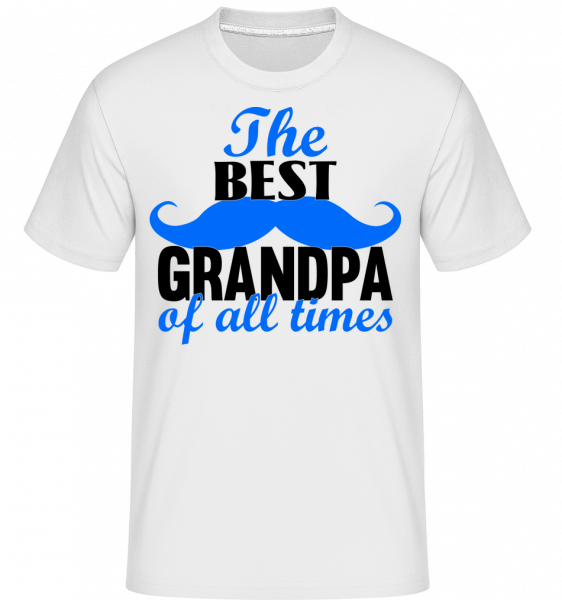 The Best Grandpa -  T-Shirt Shirtinator homme - Blanc - Vorn