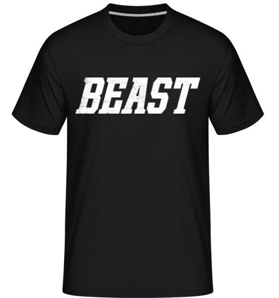 Beast -  T-Shirt Shirtinator homme - Noir - Devant