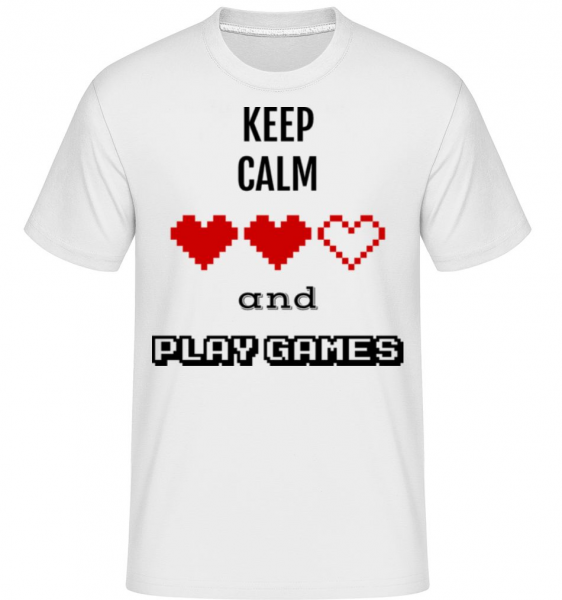 Play Games -  T-Shirt Shirtinator homme - Blanc - Devant