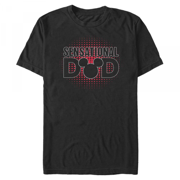 Disney Classics - Mickey Mouse - Mickey Sensational Dad - Father's Day - Homme T-shirt - Noir - Devant